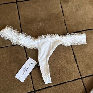 For Love And Lemons White Lace Bottoms